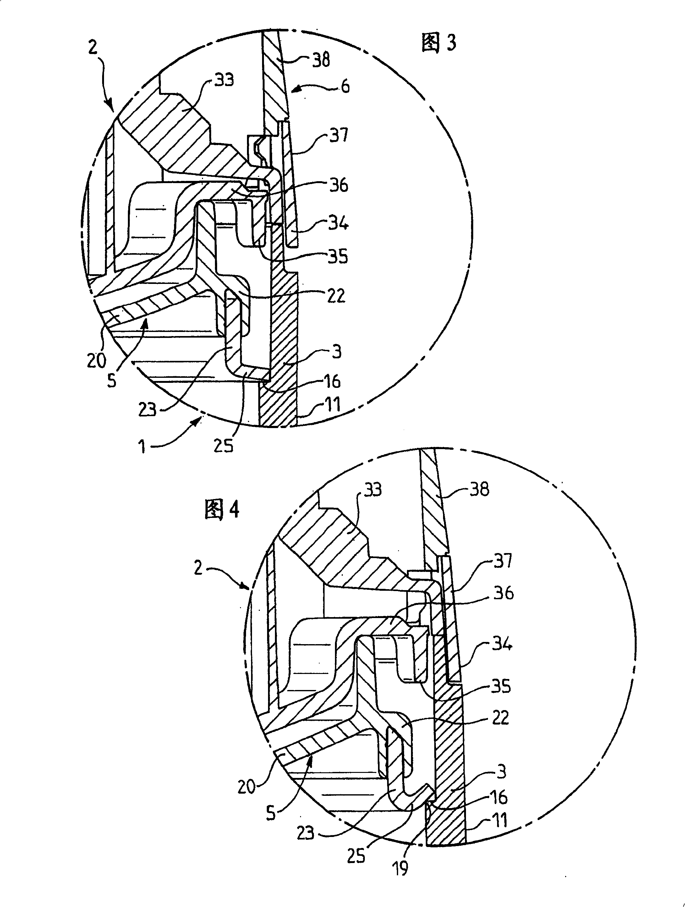 Household apparatus for culinary preparation with motor housing and a sealing gasket