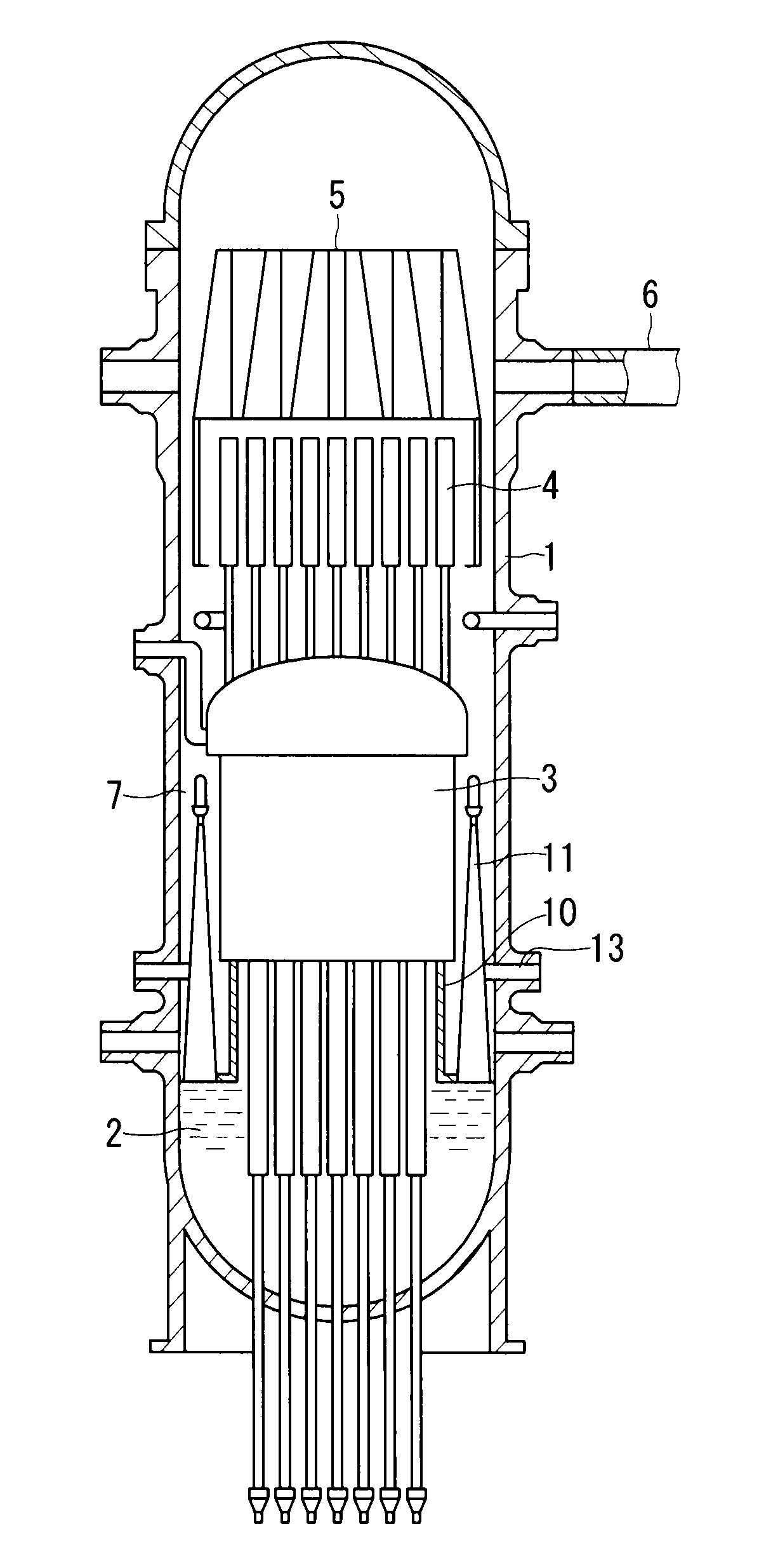 Reactor internal structure and method of manufacturing the same