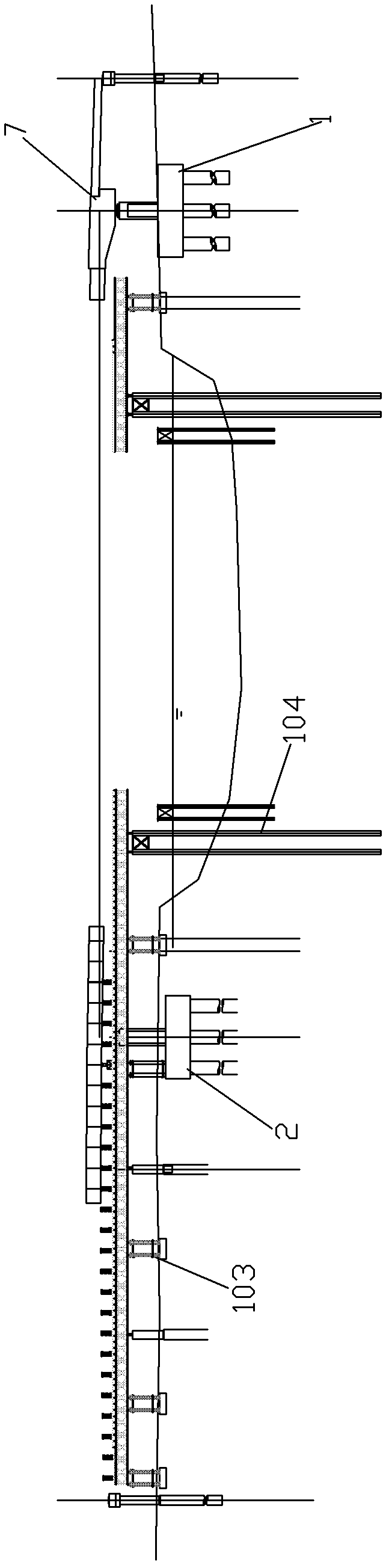 Construction method of steel pipe arch bridge