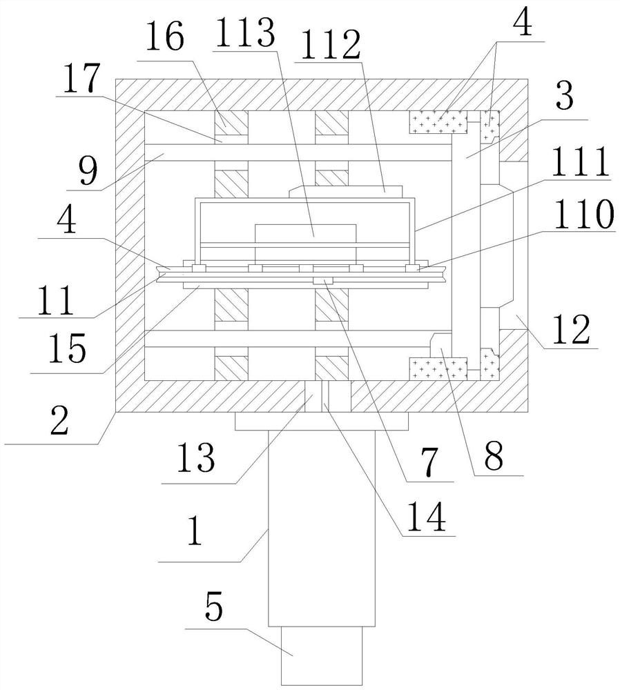 Sealing structure of junction box of electromagnetic flowmeter