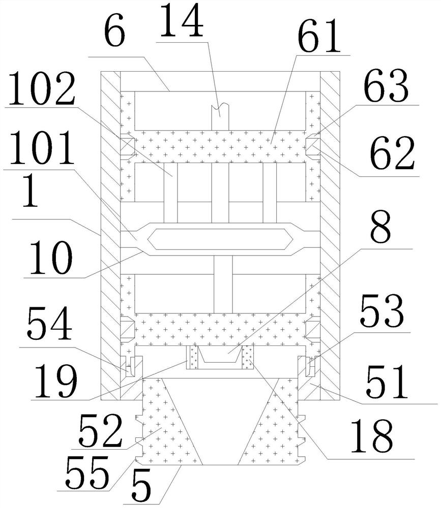 Sealing structure of junction box of electromagnetic flowmeter