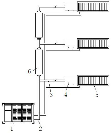 Sectional type air supply central air conditioner