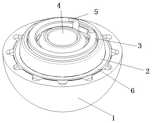 Novel double-action hip joint prosthesis