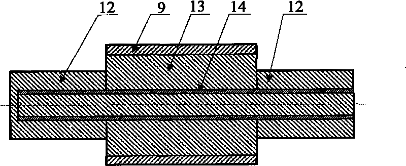 Method for producing wear-resistant composite roller