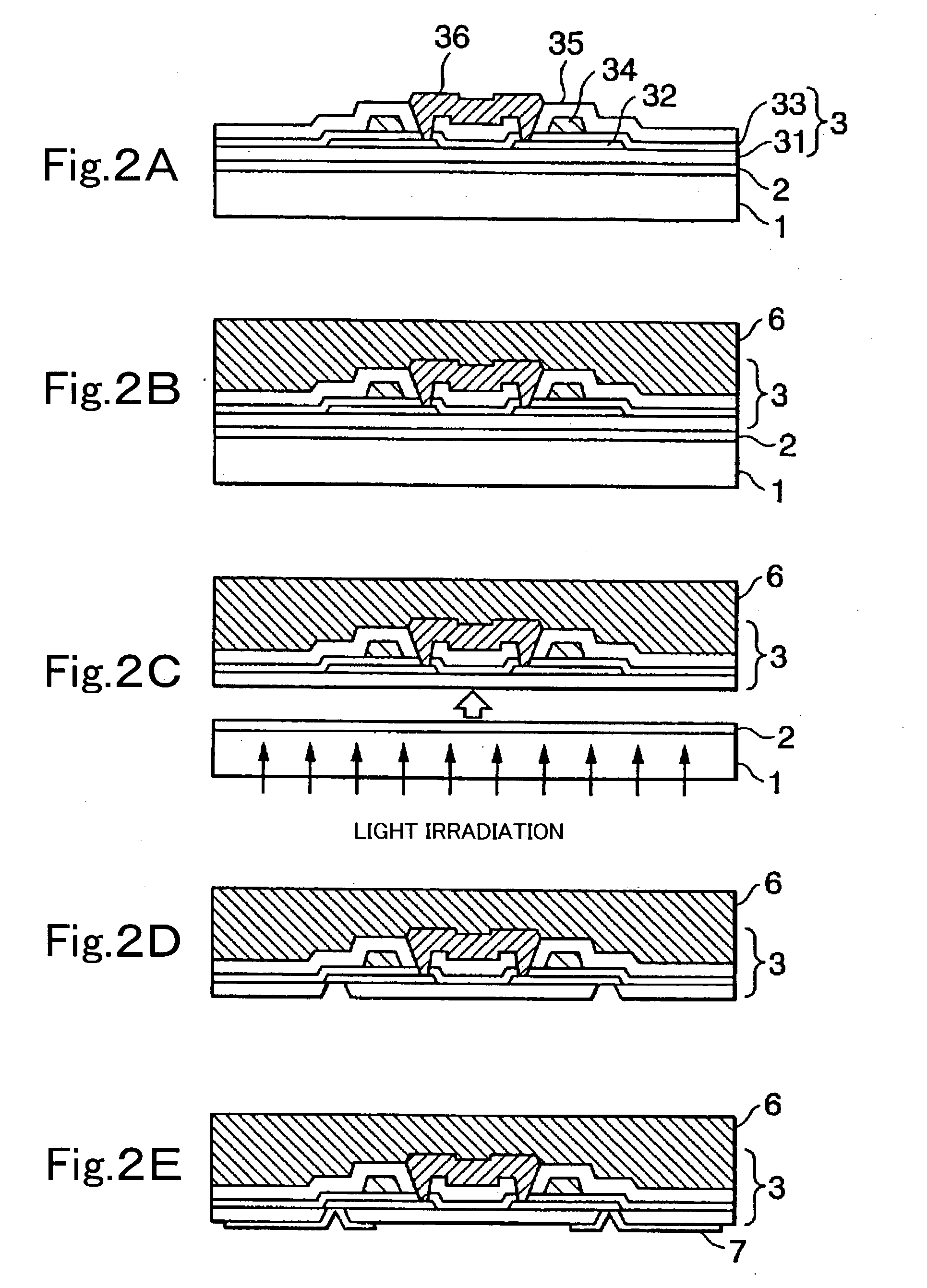 Method for transferring element, method for producing element, integrated circuit, circuit board, electro-optical device, IC card, and electronic appliance