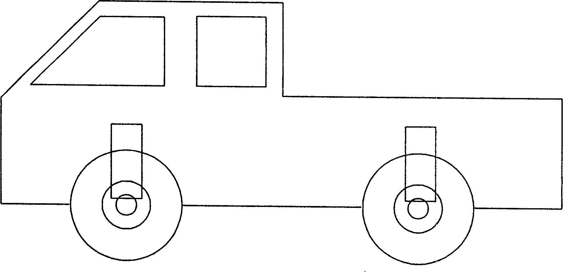 Automotive air suspension shock-absorber