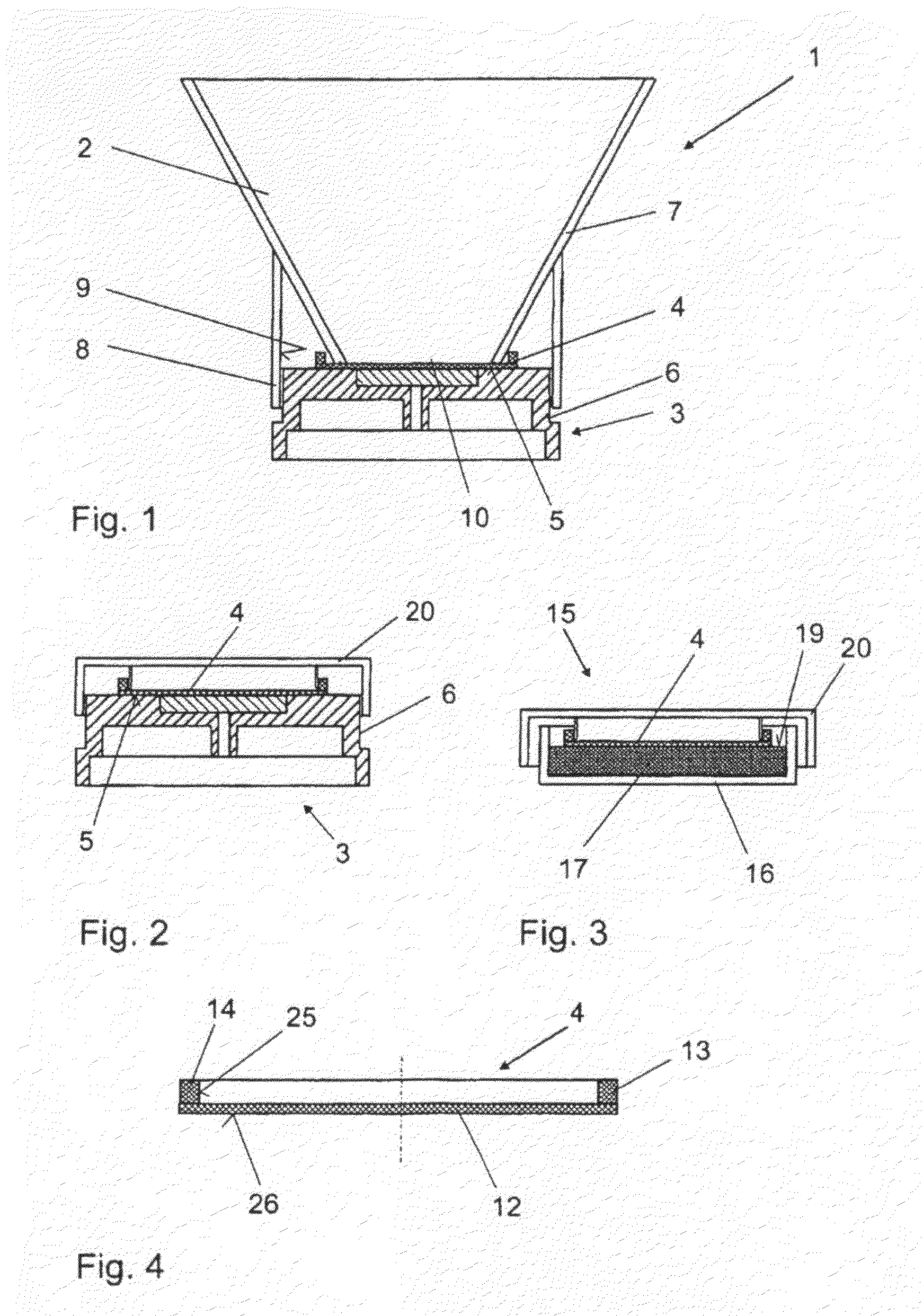 Filtration unit and method for the microbiological analysis of liquid samples