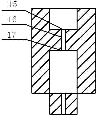Transparent nozzle self-circulation device for internal cavity flowing visualization research