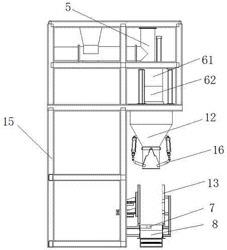 Automatic weighing and packing device for fine powdery material and method thereof