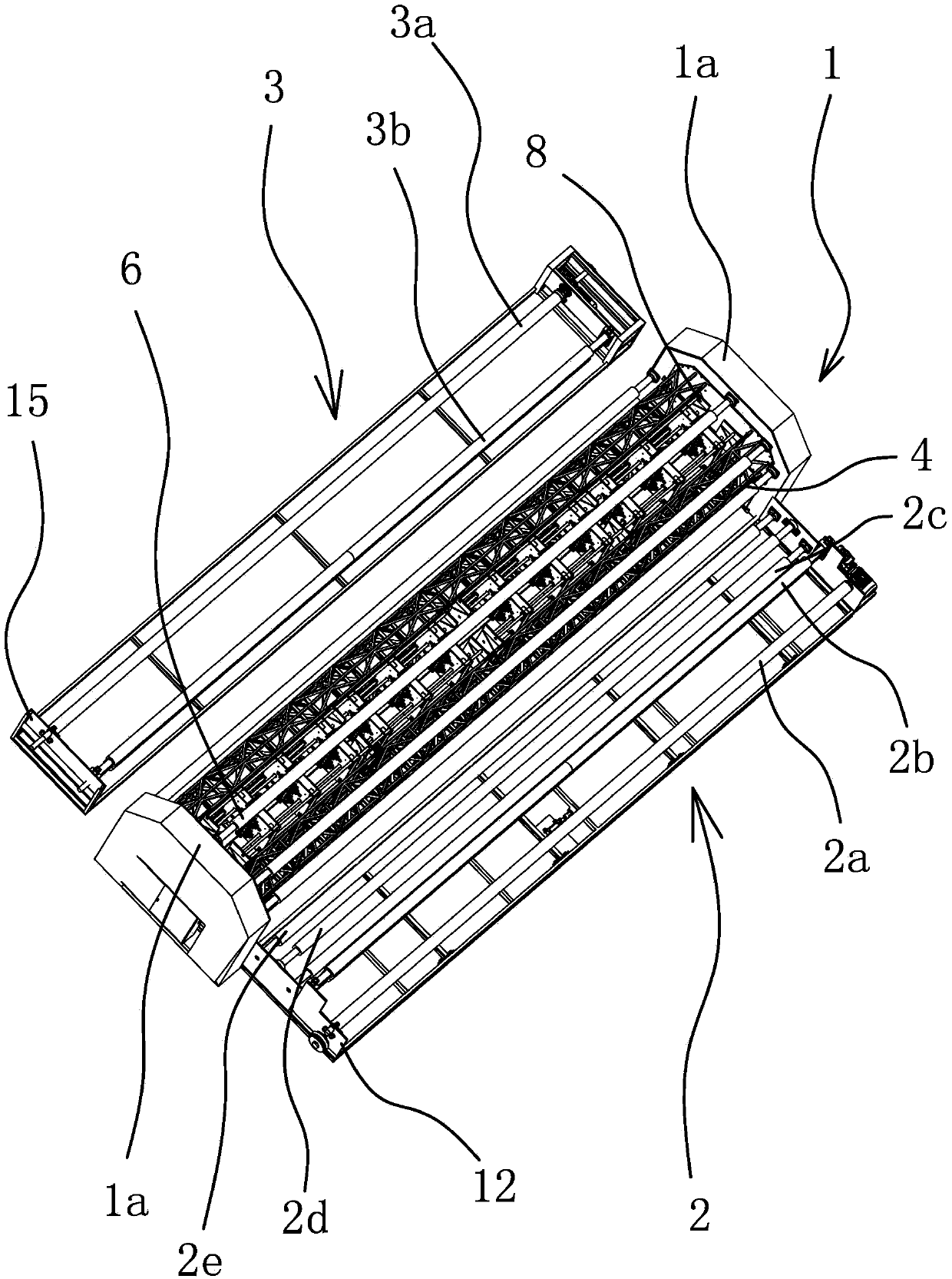 A thermal synthesis device with film