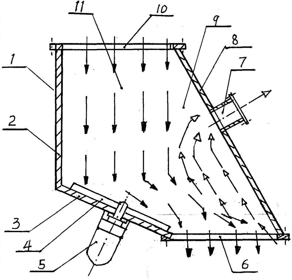 'Three-prevention' blanking pipe