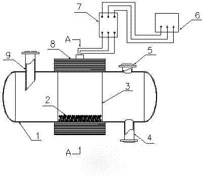 Magnetic drive impact mixing and grinding combined multi-phase reactor