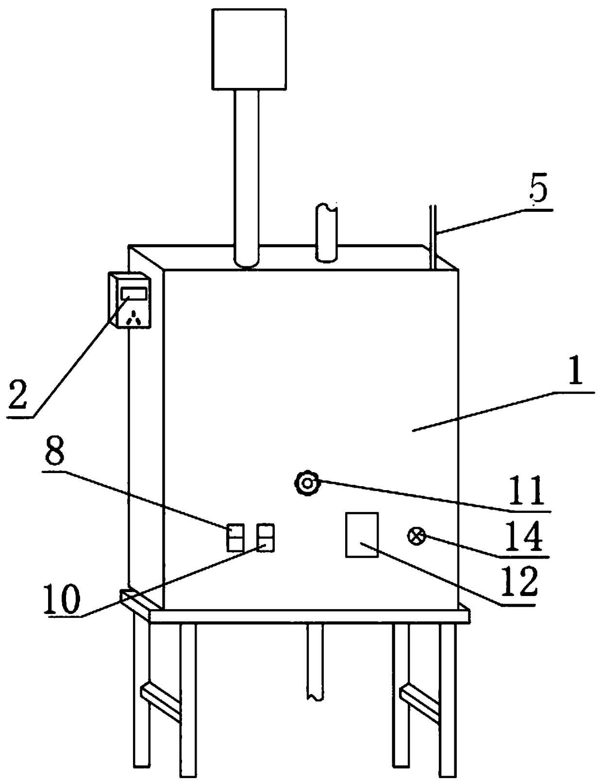 An energy-saving heating furnace with automatic temperature control