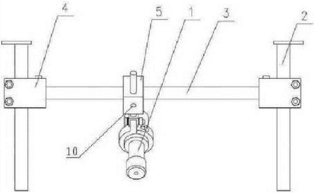 Nozzle-position-adjustable sand blasting machine