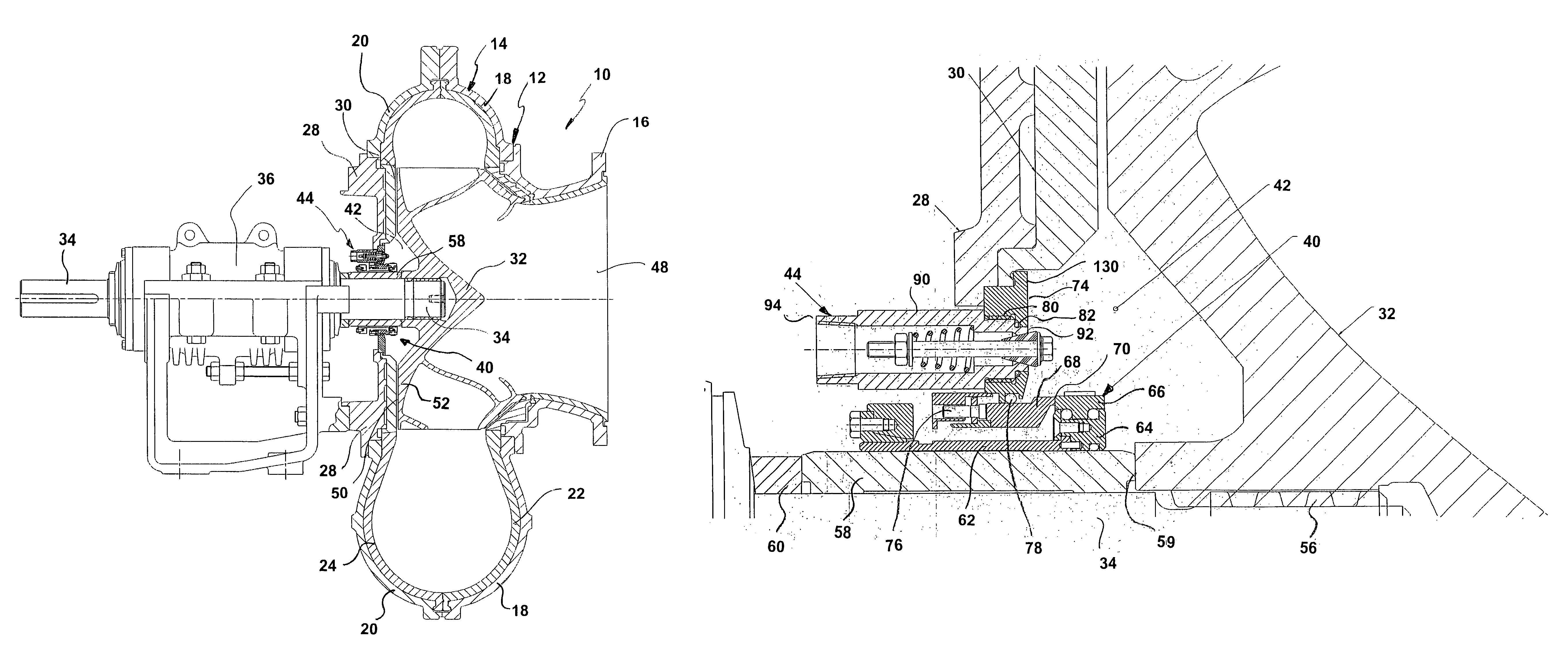 Seal chamber conditioning valve for a rotodynamic pump
