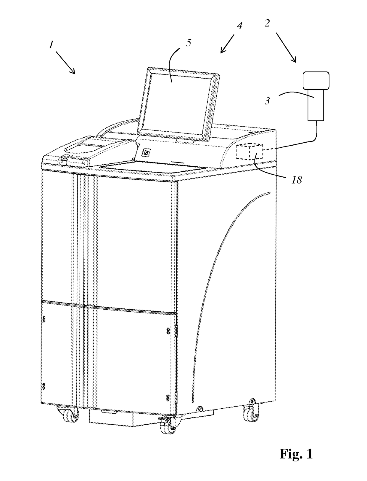 Treatment device for treating histological or cytological samples