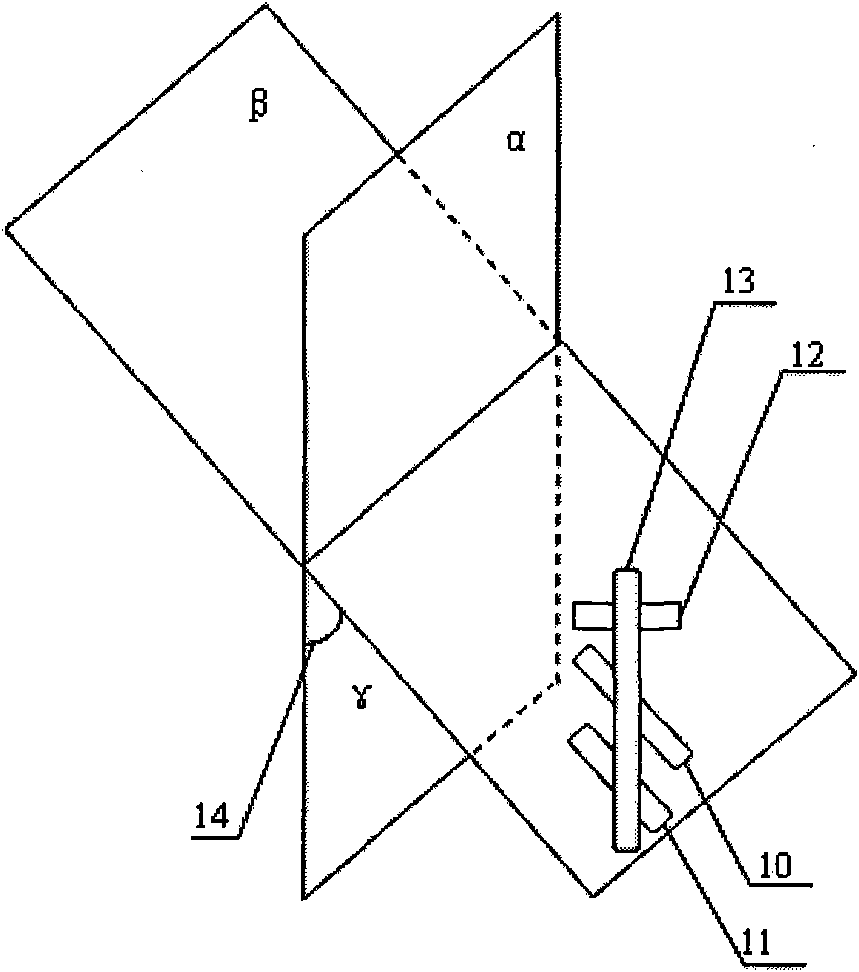 Device and method for measuring furnace top charge level of bell-less blast furnace