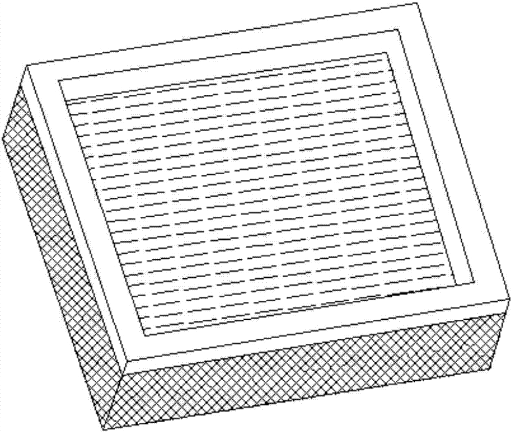 Technology for reducing etching lines on diffuse surface