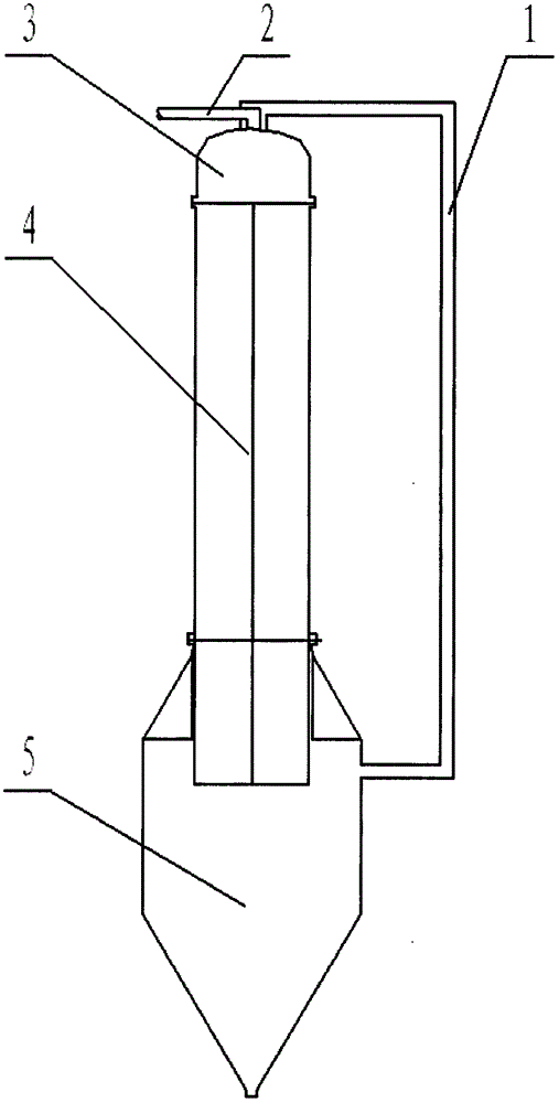 Falling-film evaporator balance device