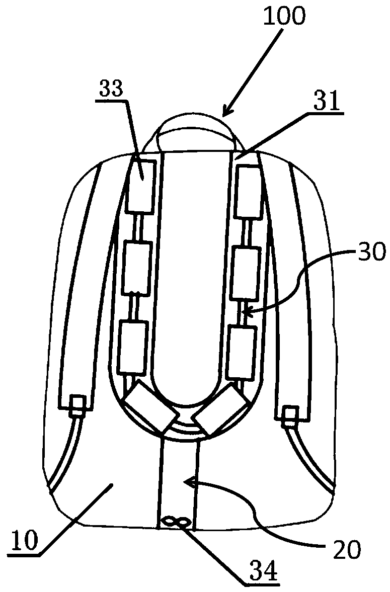 Heating and cooling dual-supply solar backpack