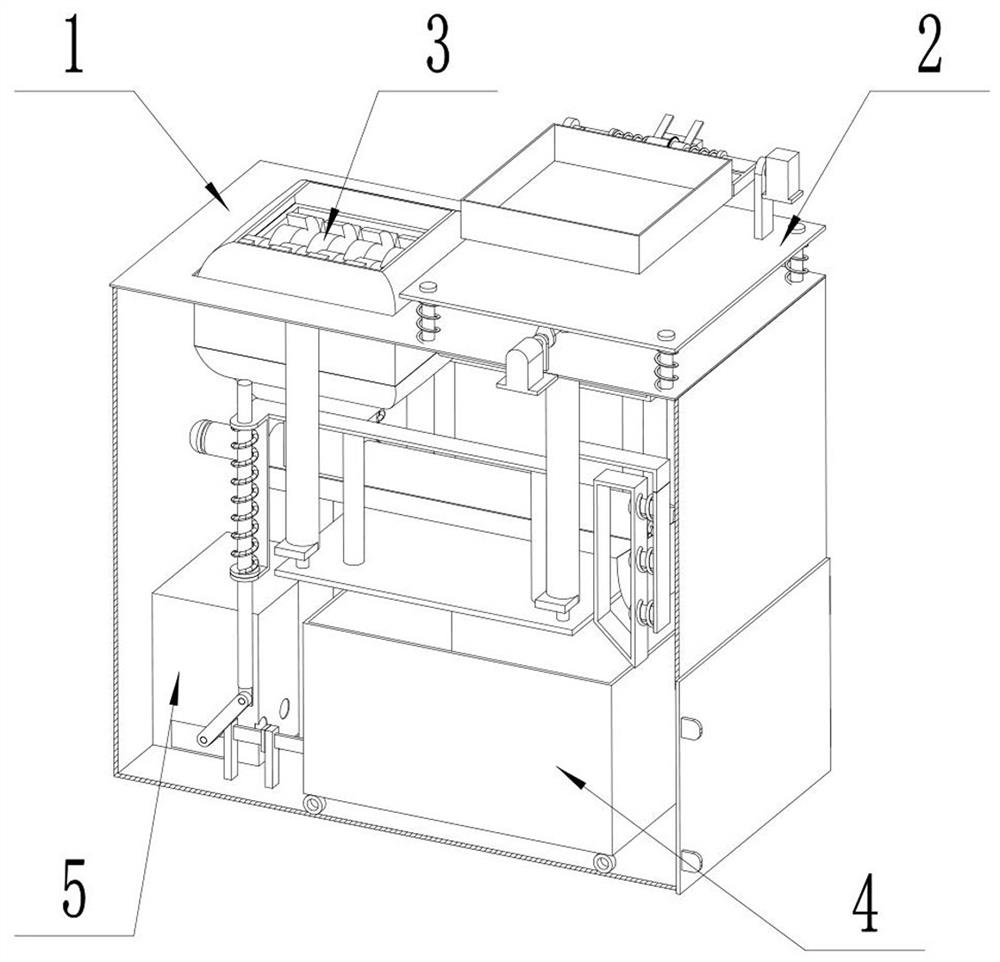 Finance and accounting invoice sorting, stacking and crushing device