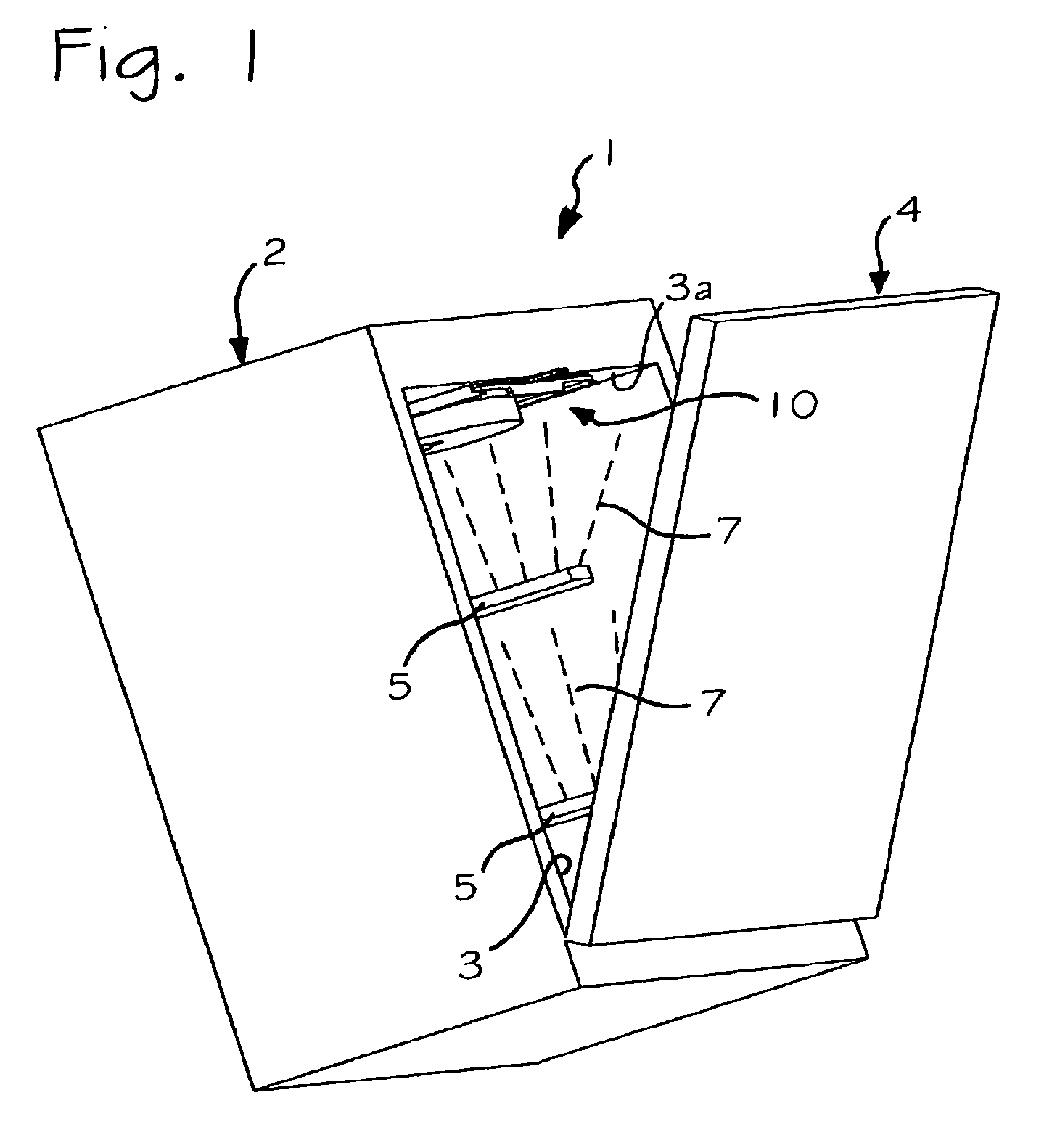 Dispensing device, particularly for domestic appliances