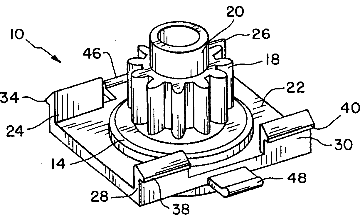 Floating damper