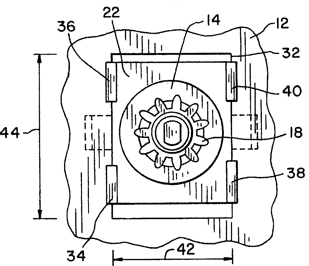 Floating damper