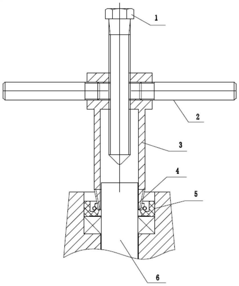 Oil seal dismounting tool