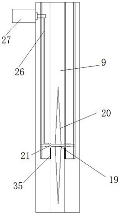 Cable shearing device for relay protection