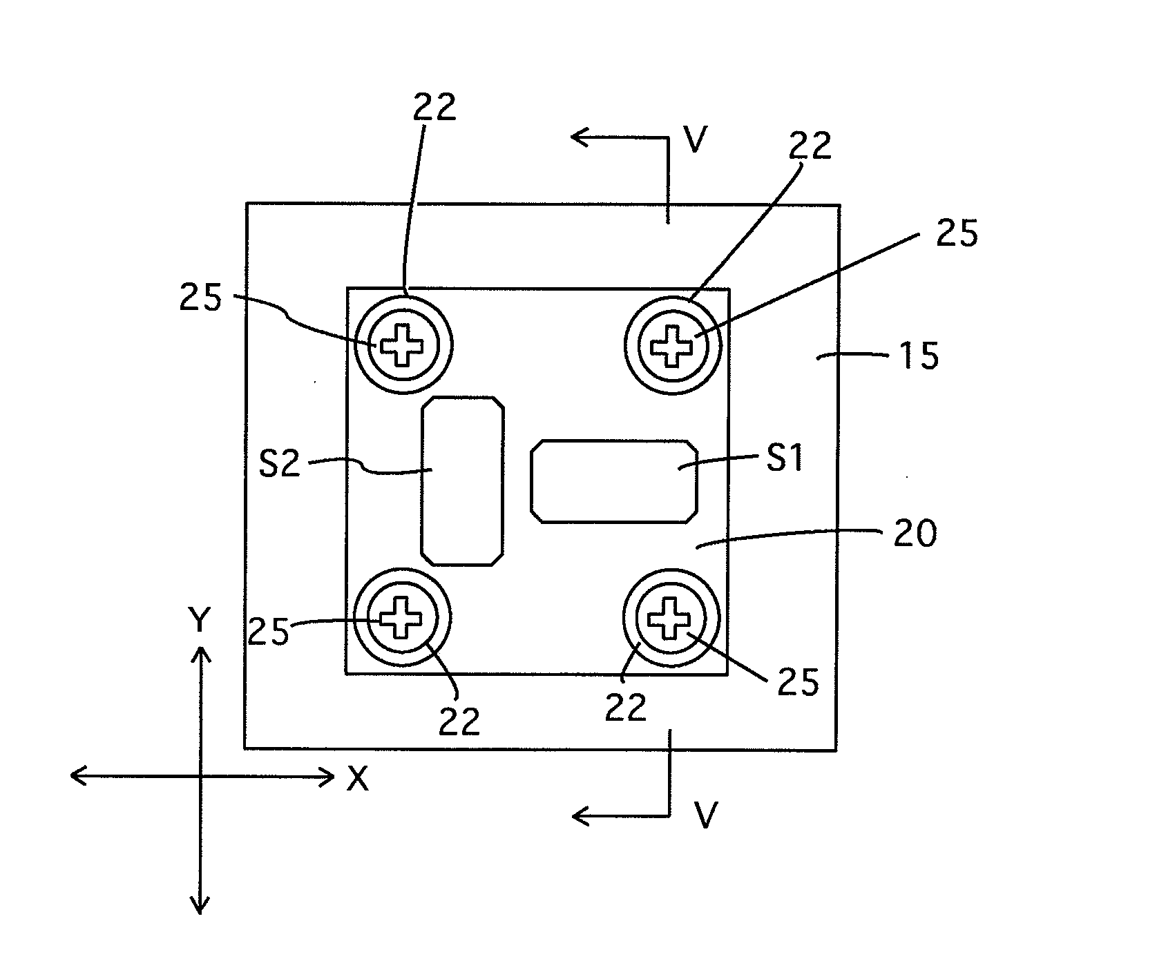 Gyro-sensor mounting structure in a camera having an image-stabilizing function