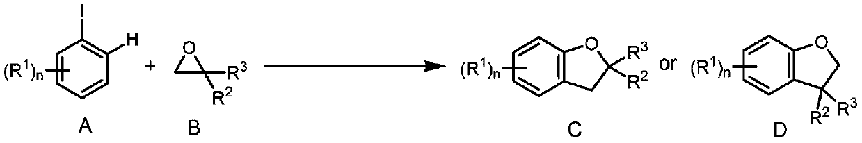 A method for synthesizing 2,3-dihydrobenzofuran compounds