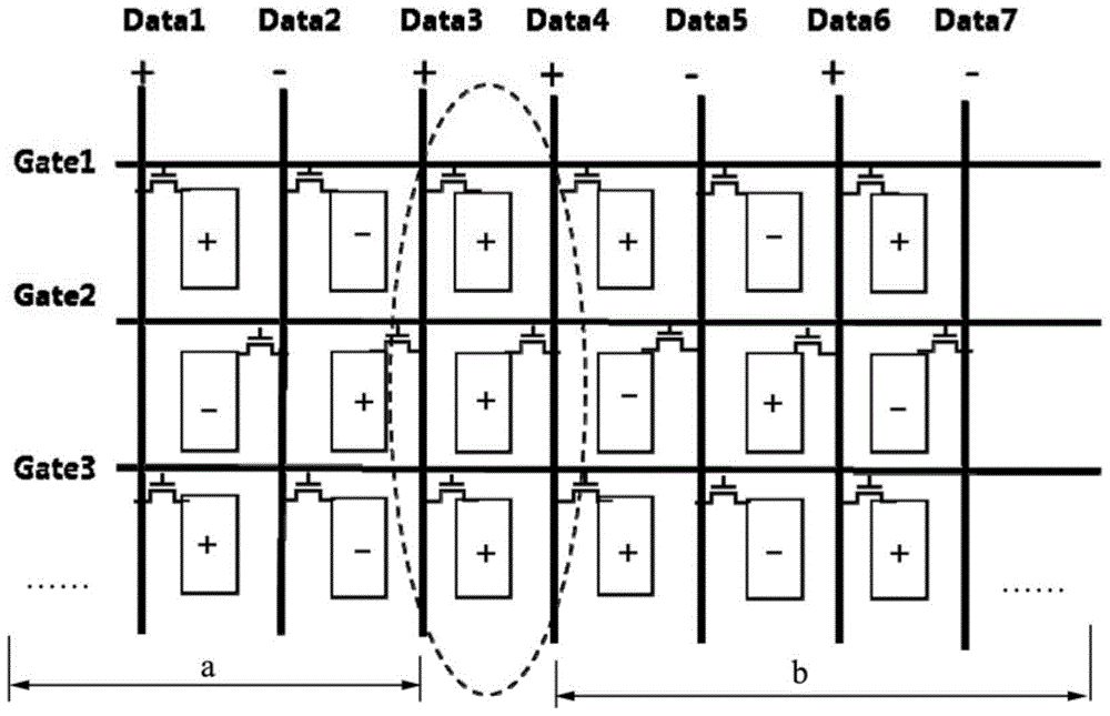 A kind of driving method of array substrate, display panel and display panel