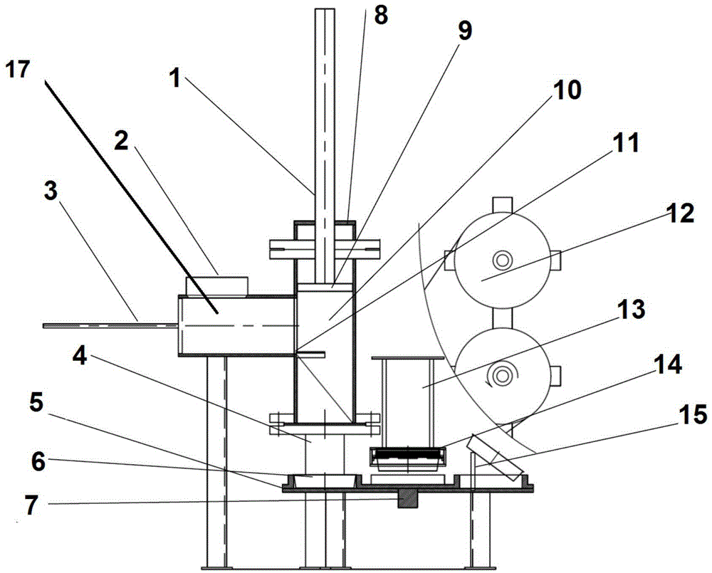 Small medical waste treatment device and medical waste treatment method