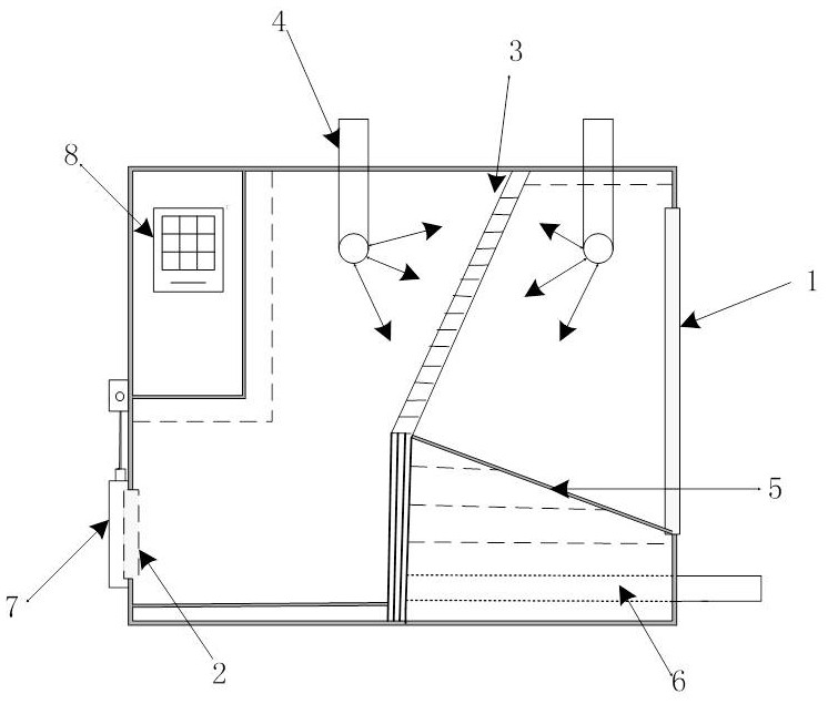 A self-cleaning ventilator for buildings and its working method
