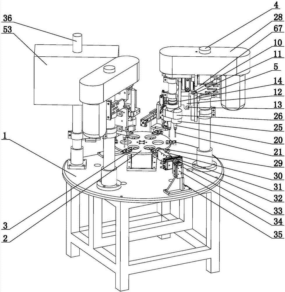 Chamfering and tapping machine