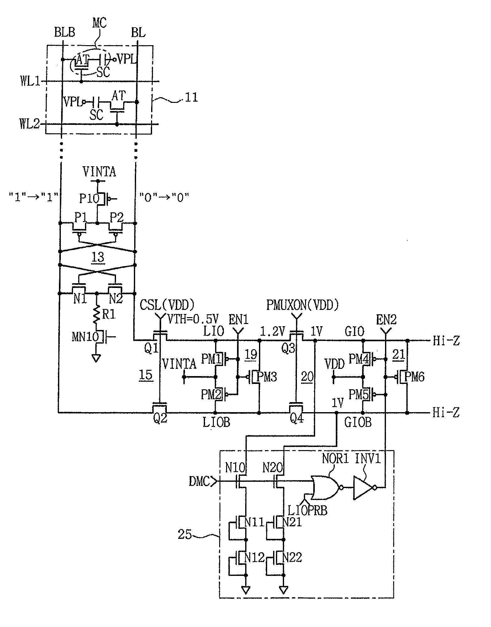 Semiconductor memory device having a discharge path generator for global I/O lines