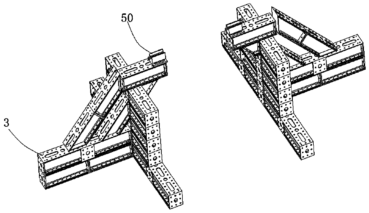 Flip suspension device for projectile vertical modal test and using method