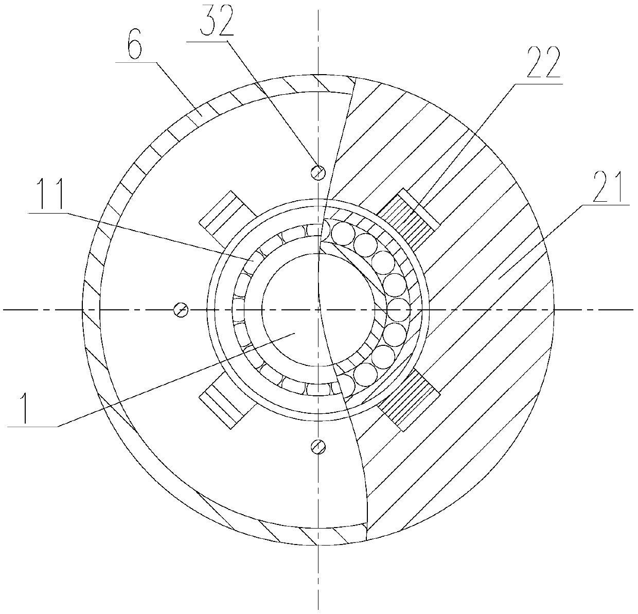 Bearing protection device capable of adjusting bearing outer ring gap