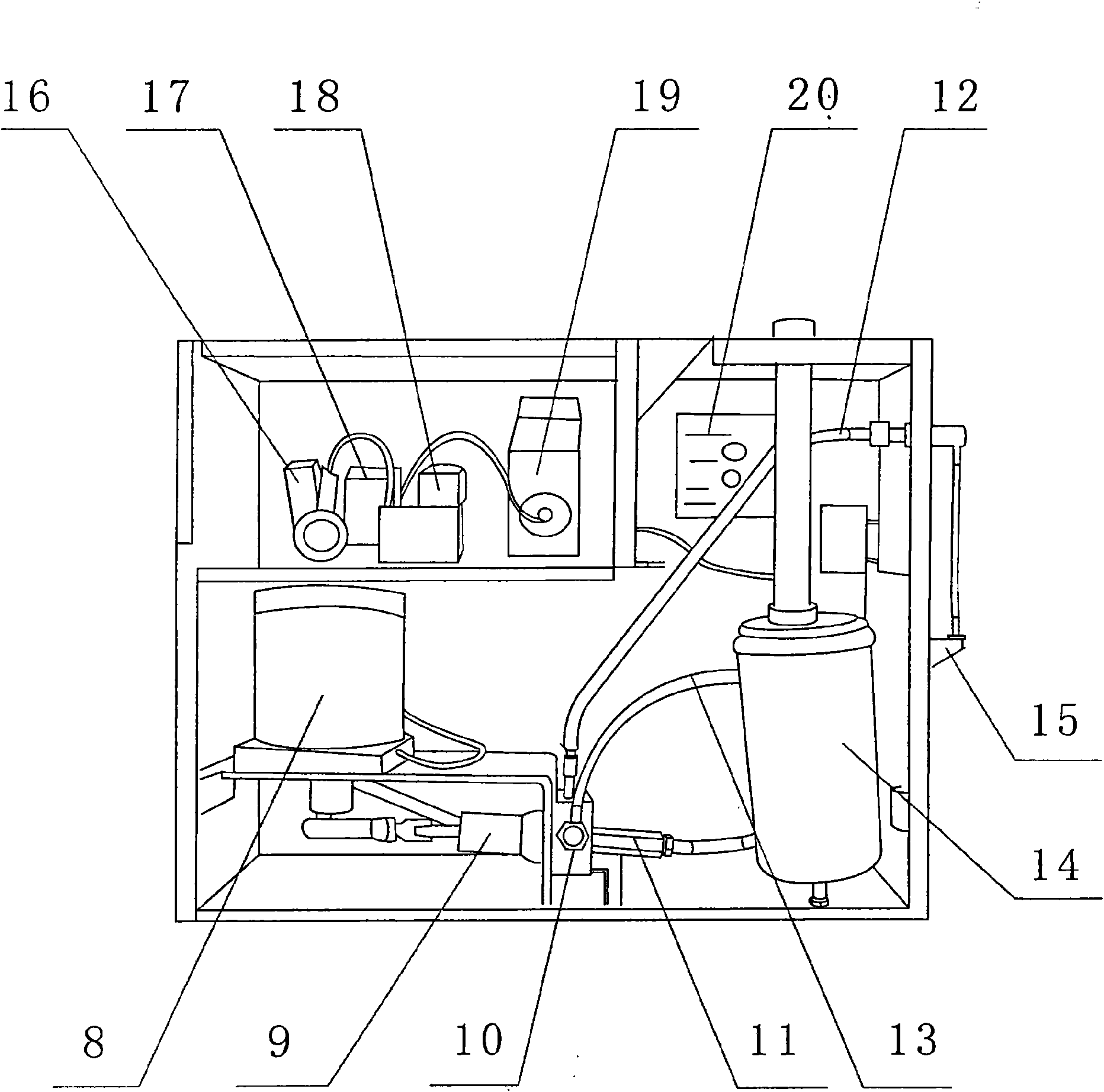 Buoyancy method for rapidly measuring grain moisture and tester thereof