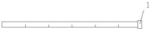 Batched construction line penetrating pipe