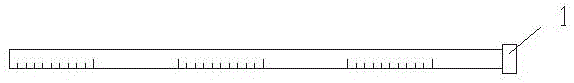 Batched construction line penetrating pipe