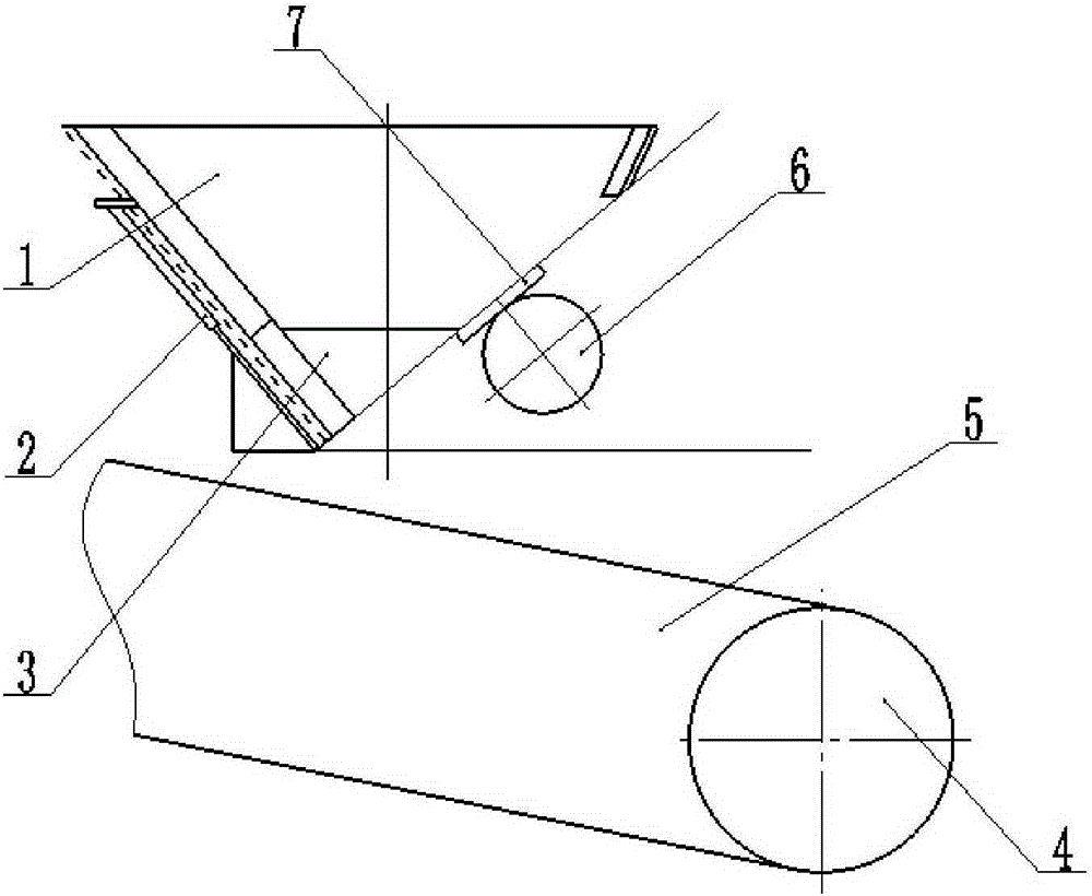 Sand unloading device