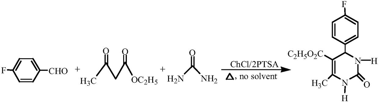 Method for synthesizing 4-halophenyl-5-ethoxycarbonyl-6-methyl-3,4-dihydro-pyrimidin-2(1H)-one