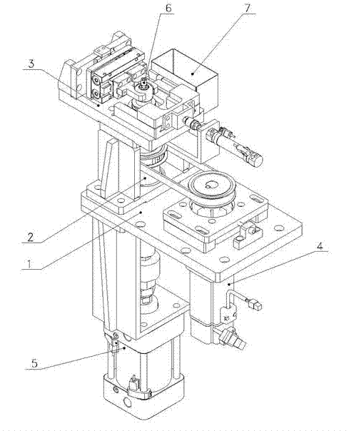 Automatic cutter disassembling device