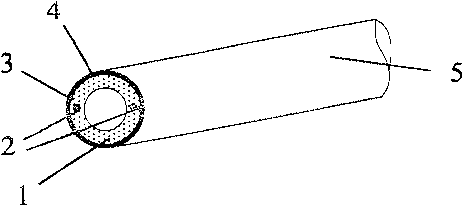 Leaky coaxial cable of dual-steel wire enhanced internal conductor and its making method