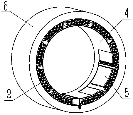Aero dynamic bearing with metal rubber and elastic chaff composite support structure
