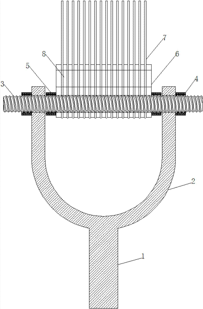 Circular weaving machine warp carding board threading apparatus