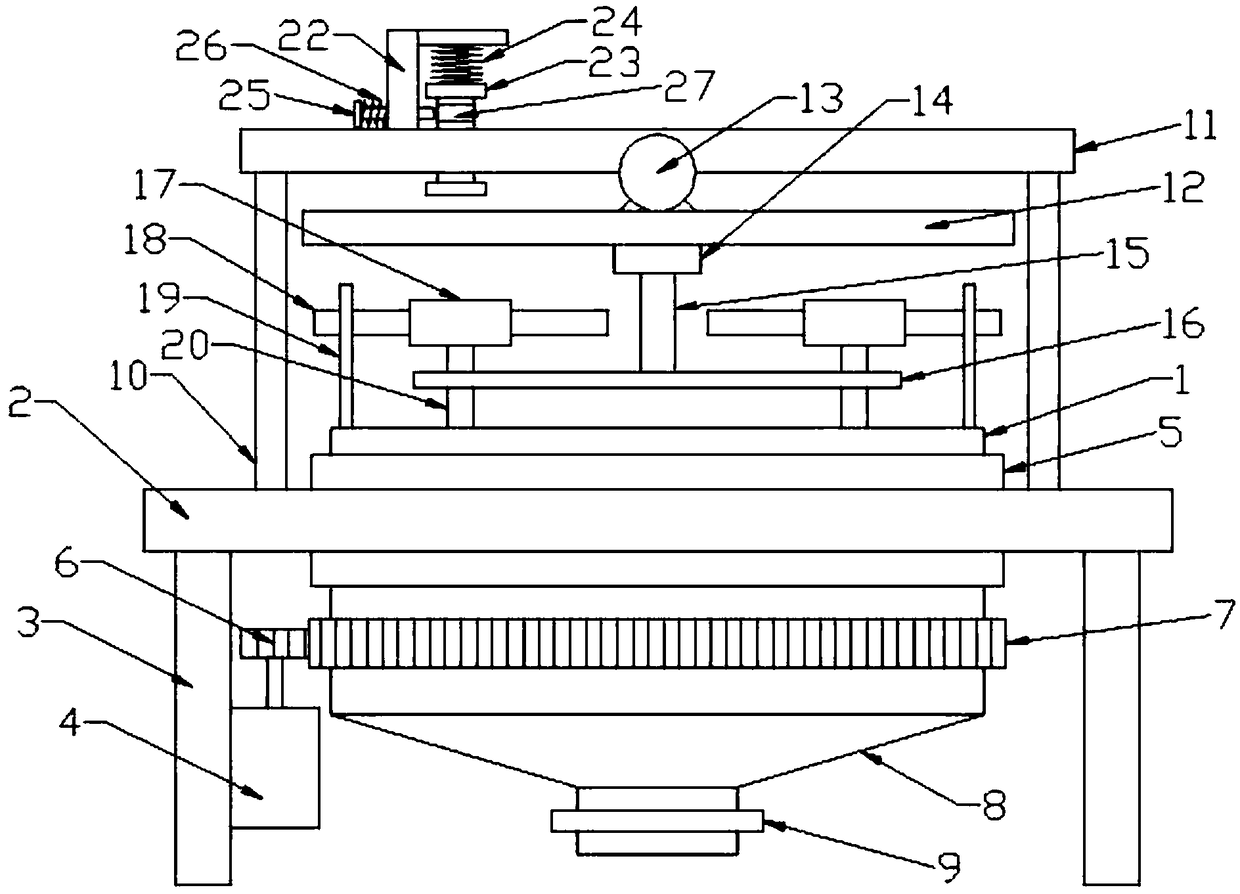 Concrete stirring equipment used for building and capable of obliquely stirring