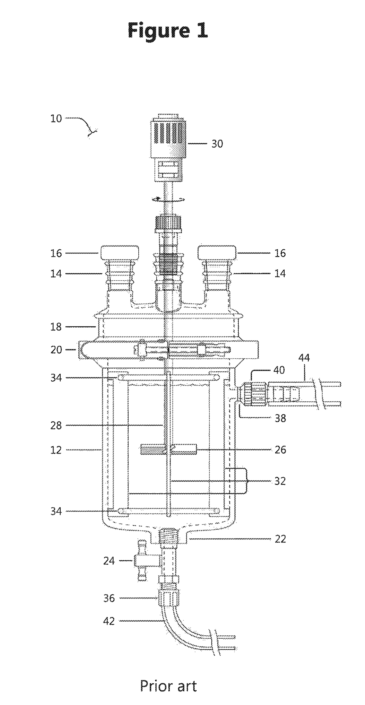 Auxiliary reactor for biological or chemical transformation